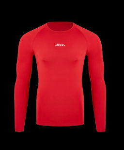 Футболка компрессионная с длинным рукавом JOGEL CAMP PerFormDRY Baselayer LS Tee, красный  фото 2