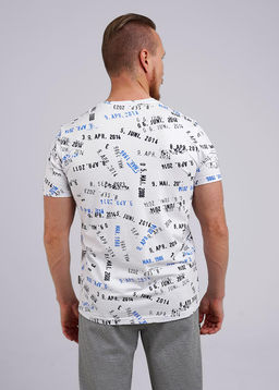 CLE Футболка муж. 542284/05гн_п белый/т.синий - Clever wear фото 3