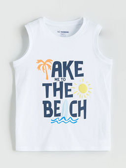 Bask?l? Erkek ?ocuk ?ortlu Pijama Tak?m?