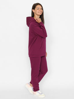 CRB wear/CWXW 90052-24 Костюм женский (толстовка, брюки),бордовый/Ex.Cherubino фото 2