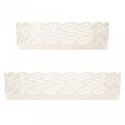 Корзина-сухарница пластмассовая "Эдем" 25,5х19,5х6см, бежевый (Россия)