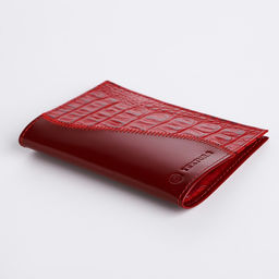 Обложка для паспорта TEXTURA, цвет красный  фото 3