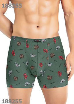 ТаТ MSH601211/17 Трусы муж. т.зелёный/т.коричневый