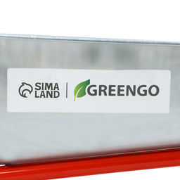 Тачка строительная, 1 пневмоколесо, груз/п 200 кг, объем 110 л, оцинкованный кузов 0,8 мм, Greengo  фото 15