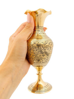 Ваза кашмирская (19х7,5х7,5) № В2031/8/2 (СDC) - Ганг фото 4