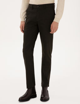 Koyu Haki Regular Fit Kanvas Pantolon