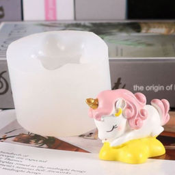 Молд силикононовый «Спящий единорог на звезде» 4,2 х 4,7 х 6,2 см