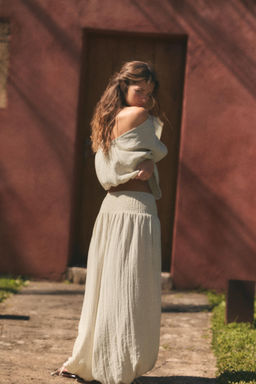 CAMISA CAPA CUADROS / Beige - Zara фото 11