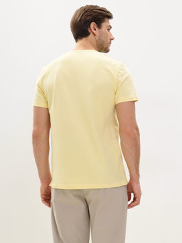 Футболка мужская короткий рукав GREG G145-PO4T-SA0048 (лимон)  фото 5