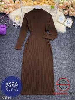 Женское длинное платье лапша