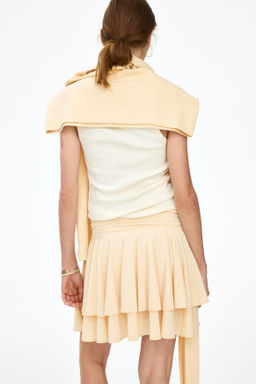 Minifalda escalonada con lazada - H&m фото 6