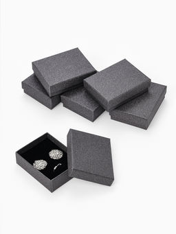 Набор коробочек подарочных 6 шт. под набор «Блеск», 9×7 см, чёрный