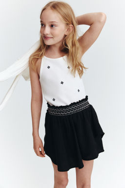 Falda pantal?n de muselina con cintura fruncida - H&m фото 2