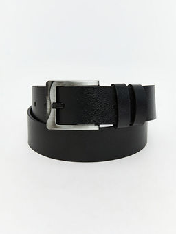 Deri G?r?n?ml? Erkek Kemer