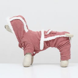 Комбинезон Малыш, размер XS (ДС 20 см, ОГ 30 см, ОШ 20 см), розовый - Simaland фото 4