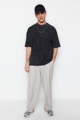 TRENDYOL MAN Oversize/Genis Kesim Eskitme/Soluk Efektli %100 Pamuklu T-Shirt TMNSS23TS00169 - Trendyolmilla фото 6