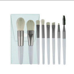 Набор кисточек для макияжа 8 шт. с чехлом