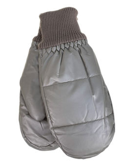 Зимние женские варежки с подкладом из искусственного меха, цвет бежевый