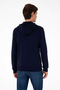 Мужской темно-синий вязаный кардиган Неожиданная скидка в корзине - U.s. polo assn фото 5