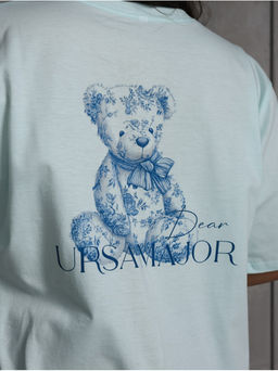 Футболка "Марго" Голубой Женская