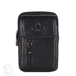 Сумка мужская кожаная 32717Z black Zinimsk в Новосибирске