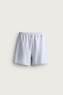 BERMUDA JOGGER RELAXED FIT INTERLOCK / Celeste - Zara фото 10