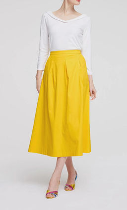 Юбка, желтая