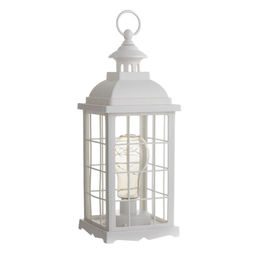 Ночник "Фонарь и светлячки" белая от батареек 3ААА 35х13,5х13,5см RISALUX