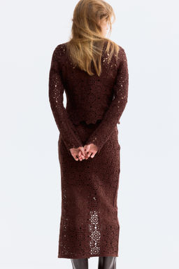 Crochet-look skirt - H&m фото 3