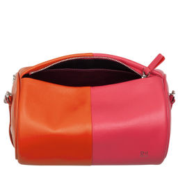 Итальянская кожаная сумка DuDu Bags серии Abigail | малиновый - Dudubags фото 4