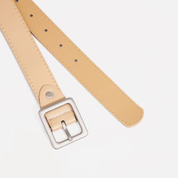 Ремень женский, ширина 2,8 см, винт, пряжка металл, цвет бежевый - Simaland фото 2