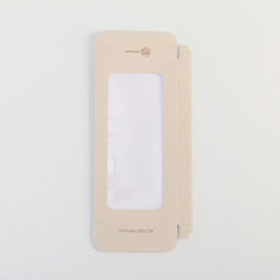 Цена за 5 шт. Коробка для шоколада, кондитерская упаковка, Hand made, с окном, 17.3 х 8.8 х 1.5 см