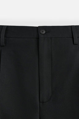 COTTON/WOOL PLEATED TROUSERS - Zara фото 9