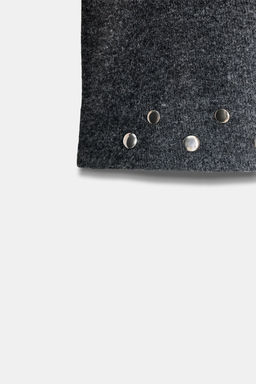 SOFT SHORT STUDDED DRESS - Zara фото 3
