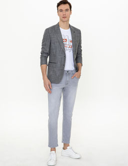 Серый Экс. Узкая куртка - Cacharel фото 5