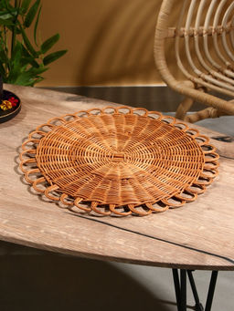 Подставка под горячее, 40×40×1 см, ротанг