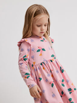 ACOOLA / Платье детское для девочек Lipa розовый принт  фото 2