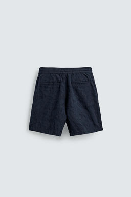 BERMUDA JACQUARD TEXTURA / Marino