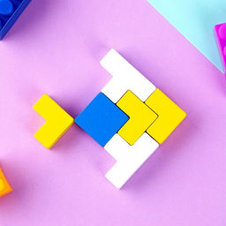 Детская развивающая игра тетрис «Дракончик», 2,5 × 22,3 × 29,8 см