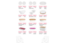 Набор тарелок 2 пр. 20,5*20,5*1,5 см Белые розы - Elan gallery фото 5