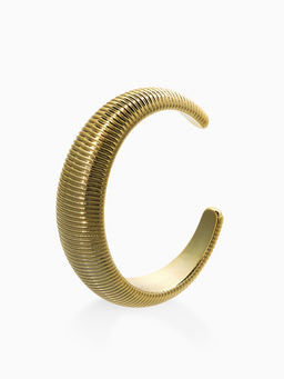 Цена за 2 шт. Браслет каркасный "Пружина", цвет золото