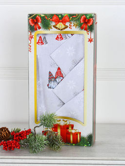 Набор подарочный - Лесные гномы Скатерть 200*145 - 1шт., Полотенце 45*60 - 3шт.