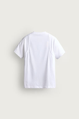 CAMISETA EFECTO SUPERPOSICI?N / Blanco - Zara фото 7