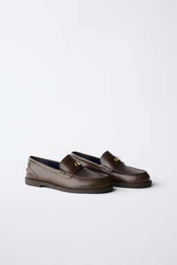 CHAMPION ® X ZARA LEATHER LOAFERS  фото 2