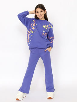 CRB wear/CSJG 63758-44-394 Джемпер для девочки,фиолетовый/Ex.Cherubino фото 5