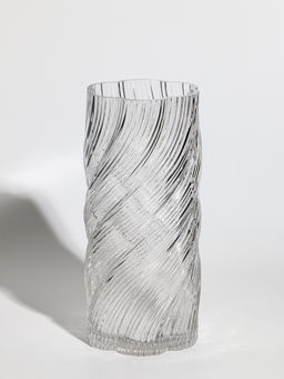 Ваза «Бриджит», 24.5×11 см, стекло, прозрачная