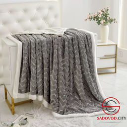 Плед из велсофта в подарочной упаковке