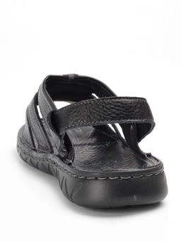 04-P2306-1 BLACK Сандалии мужские (натуральная кожа)