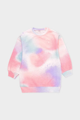 КР 302671-1/разноцветный спрей джемпер (свитшот) для дев