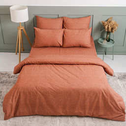 Простыня Цвет эмоций 180х217, поплин, 100% хлопок, пл. 110 гр./кв. м., Кэмел текстура